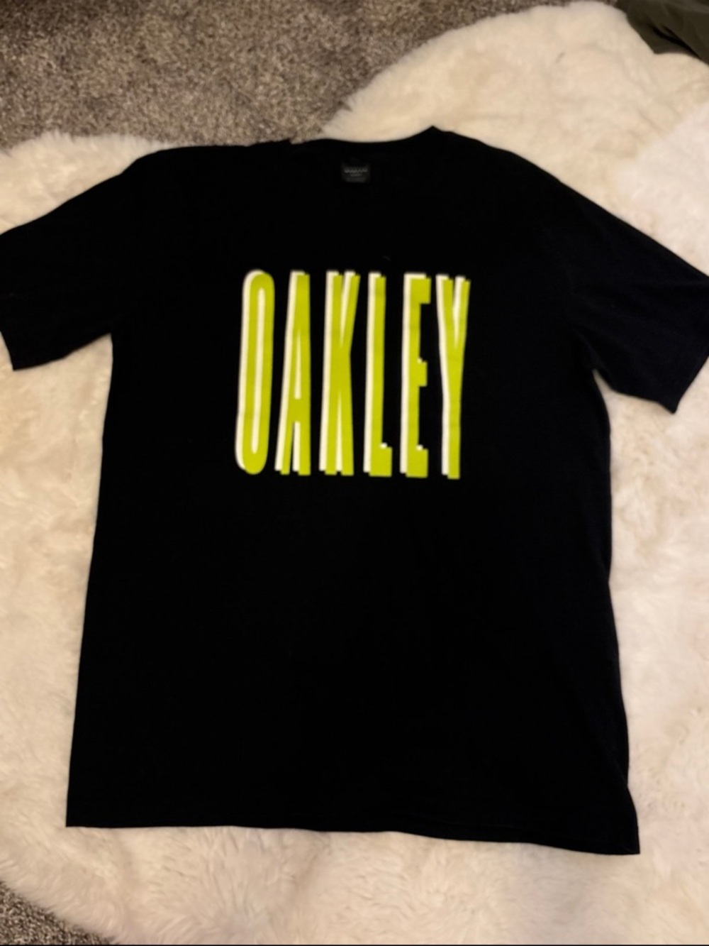 Oakley Black Logo Custom Fit Tee
